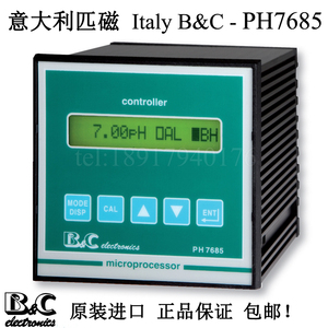 意大利B&C匹磁在线ph计ORP控制变送器便携式电导率检测仪表PH7685