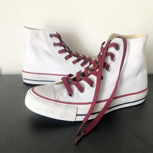 酒红深红暗红色鞋带适配匡威all star1970s高帮低帮帆布鞋红线女