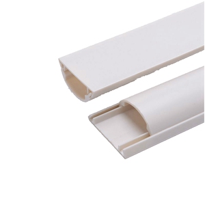 3号pvc地板线槽超厚型半圆弧形线槽特耐压塑料地槽网络线走线槽