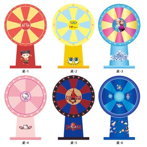 小转盘家庭玩具道具可擦写儿童幸运大转盘抽奖小学生游戏活动桌面