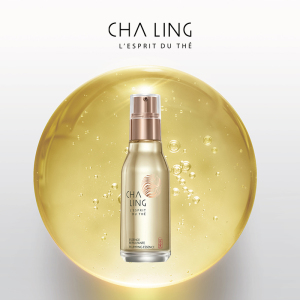 cha ling茶灵弹力丰盈精华水保湿补水提亮饱满爽肤化妆水官方正品