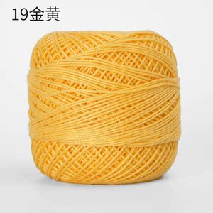 胖森李阿呆拾色3号蕾丝线wayuu手工编织包包diy钩针夏棉细毛线团