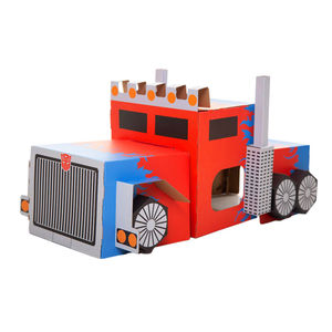 可穿戴手工diy变形人汽车擎天柱大黄蜂机器人纸箱玩具恐龙纸板幼