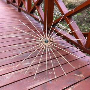 吊顶伞骨舞蹈伞配件油纸伞配套道具仿古材料q包伞架演出装饰半穿