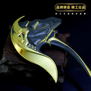 玩具王者武器游戏周边典韦岱宗皮肤斧头兵器模型刀合金金属荣耀玩