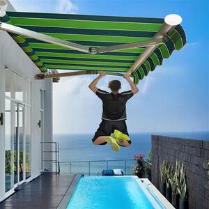 让德565淘宝伸缩篷曲臂摇杆遮阳篷店铺门头窗户折叠活动雨棚屋檐