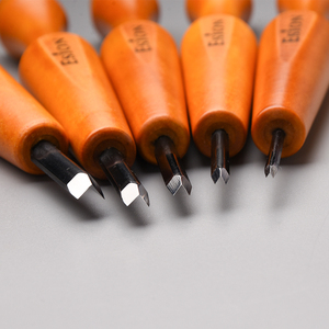 esion橡皮章雕刻木刻刀橡皮砖雕刻c刀版画刻刀圆刀角刀斜刀平刀单