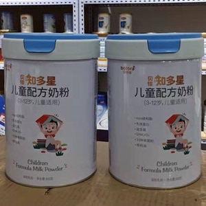 贝特佳智多星儿童配方成长奶粉3-12岁4段营养奶粉800克罐装实体发