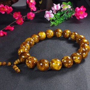 网红柳男士佛珠天然手串级金丝b手链精品女款车挂提珠念珠档位