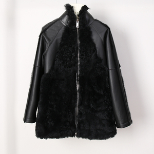 2021冬季新款芭莎皮草羊皮毛一体外套女修身显瘦中长款女装大衣