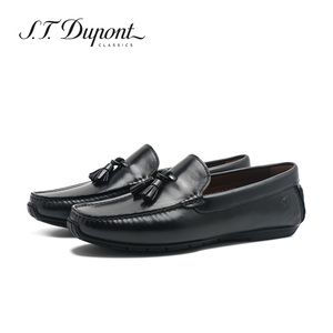 S.T. Dupont都彭豆豆鞋男士商务高级真皮一脚蹬乐福皮鞋E26215211