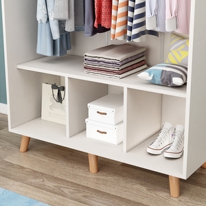 无门超薄衣柜40cm高16米深度50公分深卧室开放式小户型薄80cm宽简