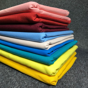 纯棉纱卡斜纹布料棉布加厚面料工装衣服棉衣全棉做帽子裤子纯色布