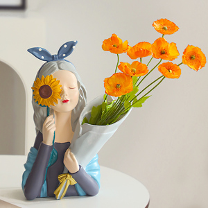 乐之沭旗舰店天猫简约现代玻璃花瓶透明插花瓶北欧美式客厅餐桌轻奢