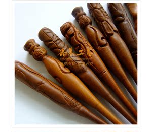 香7l樟木雕刻耳勺手工耳挖勺e桃木耳勺掏耳采耳耳扒勺木雕东阳