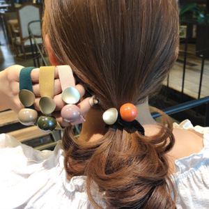 短发皮筋韩国时尚气质皮套发绳樱桃少女绑头发圈森系扎马尾橡皮筋