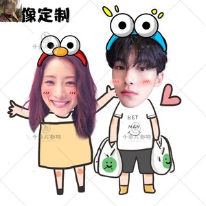 人头像卡通身体图像p制作信高清真人情侣头像图片卡通可爱