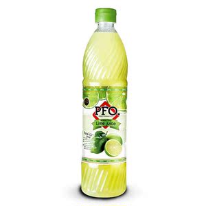 泰国进口pfo牌青柠水浓缩泰式调味柠檬汁酸柑水拧檬水调酒冲饮料