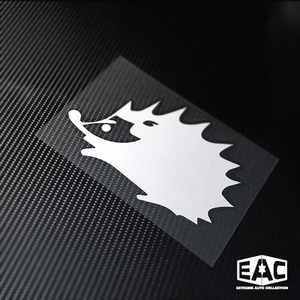 民谣赵雷刺猬摇滚单色镂空汽车贴纸反光油箱盖笔记本贴拉花车贴