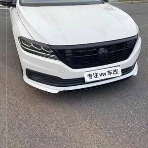 适用于18-21大众朗逸plus爆改全黑蜂窝中网增加运动爆改黑武士