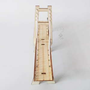 儿童摆件实木f学生场景耗材木条木桥手工桥材料diy小制作拼装木质