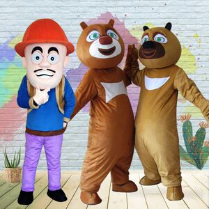 820人付款淘宝熊出没熊大熊二卡通人偶玩偶服装人穿行