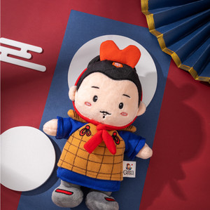 兵马俑文创玩偶布偶公仔卡通娃娃创意礼品礼物送小孩子西安纪念品
