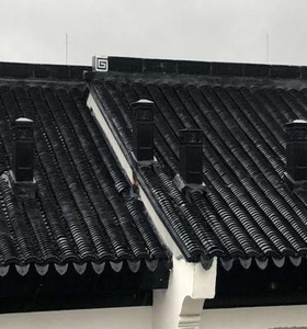 铝代木构件仿古铝构件中式仿古铝合金烟囱帽