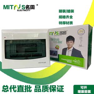 广东名箱田电暗箱明装强装配电家用空气开关电箱塑面铁箱a名田系