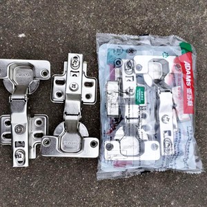 正品adams亚当斯铰链冷轧钢液压缓冲阻尼铰链橱柜衣柜门门铰合页