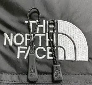 北面拉链绳品质北面配件logo橡胶拉手塑料拉头挂件箱包拉链吊坠攀