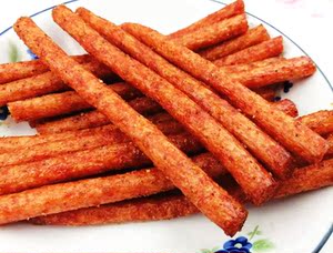 新货唐僧肉麻辣片满口香麻辣条西安零食小吃大刀肉素食棒棒辣条牛