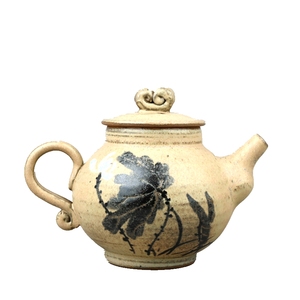 津轻堂台湾莺歌陶瓷茶壶茶具家用单壶中式居家泡茶壶茶器手绘图案