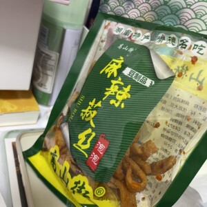 高山街麻辣椒丝湖南常德特产高山街麻辣菽丝豆腐皮素肉网红小零食