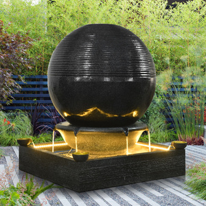 户外庭院大型圆球球摆件商城广场招财转运水系景观酒店前台装饰品