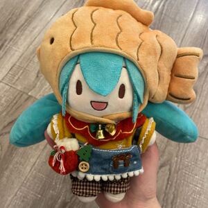 初音fufu未来20cm棉花娃娃可爱毛绒公仔换装玩偶娃衣服女生礼物