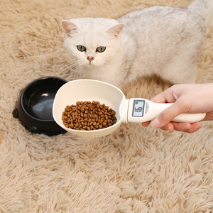 猫粮勺子计量称粮器粮铲配粮勺狗狗粮杯猫咪狗粮勺称重克数勺宠物