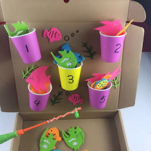 成品手工制作自制玩教具幼儿园科学游戏活动n教具小猫钓鱼区角材