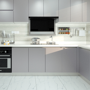 厨房橱柜贴纸银灰色