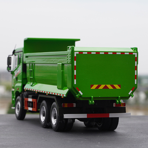 1:24原厂一汽解放jh6渣土车卡车模型 一汽青岛自卸车合金卡车车模