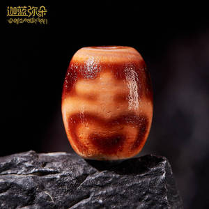 【迦蓝天珠】藏传高油包浆红肉达洛宝瓶老天珠手串锁骨链吊坠项链