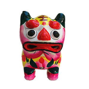 高密泥老虎 泥塑 山东虎坊特 产特色节日j礼物会叫的老潍 小孩玩