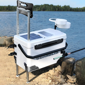 smuedu钓箱2022新款全套超轻钓鱼箱多功能钓箱可坐36升钓鱼箱野钓