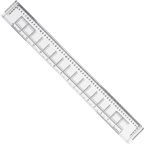 多功能1:5万经纬度尺测量作业工具军事参谋集训绘图作图设计坐标尺