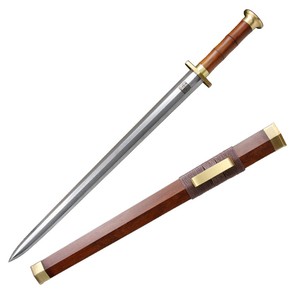 定光剑龙泉千字号宝剑八面汉剑刀剑防身一体剑花纹钢冷兵器未开刃