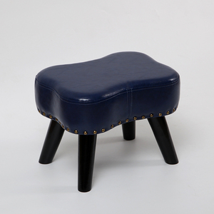 儿童皮凳家用小板凳创意小u凳茶几凳客厅凳子矮凳皮墩换鞋创意皮