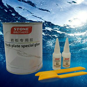 石兄弟岩板专用胶鱼肚白色岩板台面背景墙45度角拼接胶强力不变色
