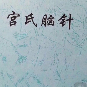 中医书籍自学针灸宫氏脑针 图文并茂彩色印刷内容详实70面