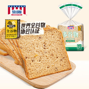 曼可顿特选高纤维面包切片吐司多谷物健康自制di