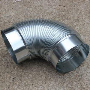 新品灶弯筒排烟管白铁皮三通烟头地锅取暖炉烟囱蜂v窝煤炉排烟通